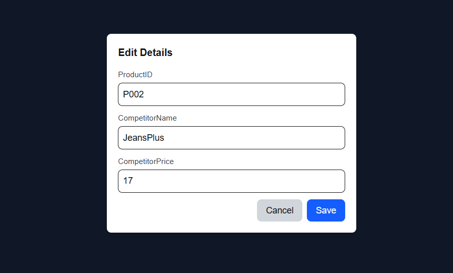 AI Analysis Interface